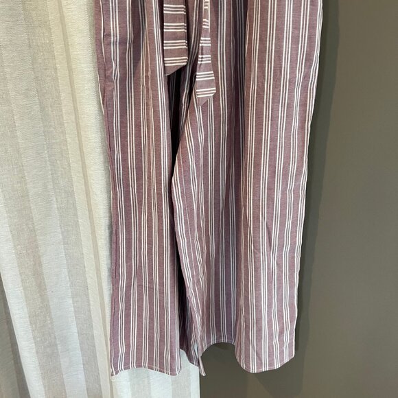 NWOT, Altar'd State Women's Purply/Mauve Striped Jumpsuit, Size Medium - Picture 3 of 13